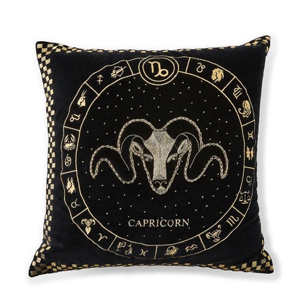 Capricorn Zodiac Throw Pillow