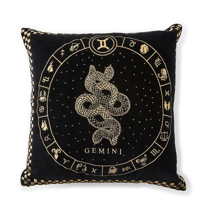 Gemini Zodiac Throw Pillow