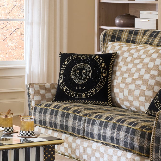 Leo Zodiac Throw Pillow image number 2