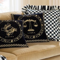 Libra Zodiac Throw Pillow
