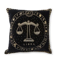 Libra Zodiac Throw Pillow