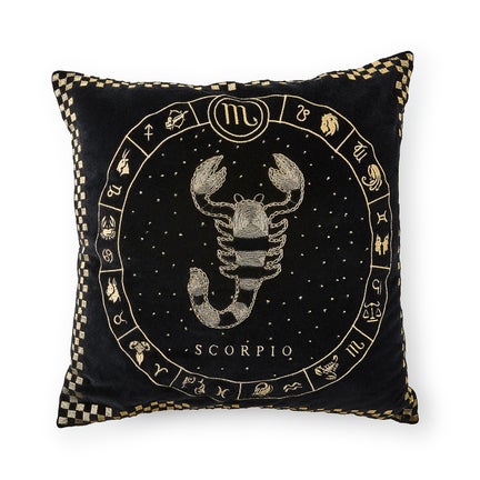 Scorpio Zodiac Throw Pillow