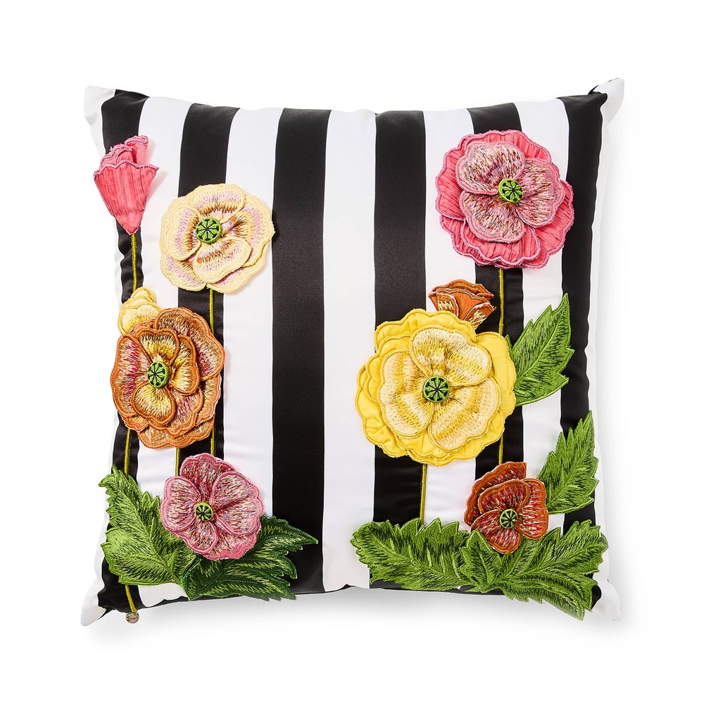 Spring Bouquet Throw Pillow mackenzie-childs Panama imagen 1