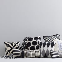 Courtly Check Ruffled Square Throw Pillow