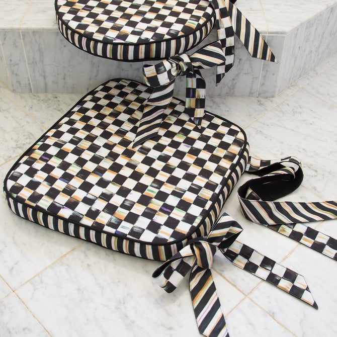 Courtly Check Chair Cushion image number 2