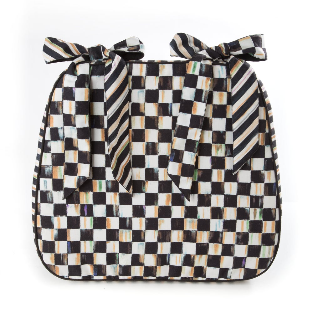 Check Chair Cushion - Courtly Check mackenzie-childs Panama imagen 1