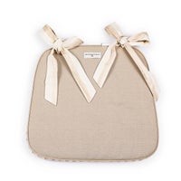 Mocha Check Chair Cushion