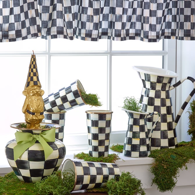 Courtly Check Cafe Valance image number 9