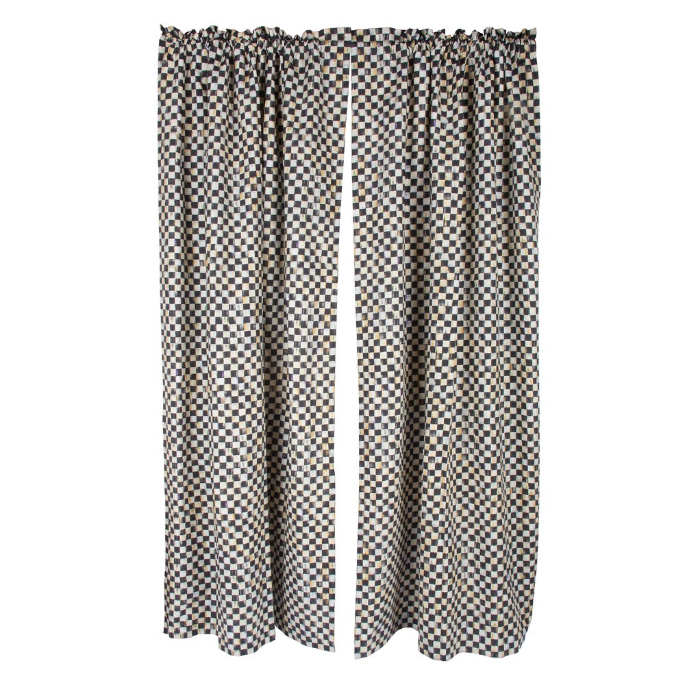 Courtly Check Curtain Panel mackenzie-childs Panama imagen 1