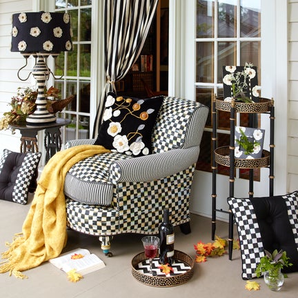 Courtly Stripe Curtain Panel