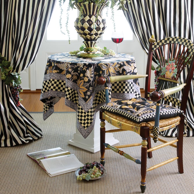 Courtly Stripe Curtain Panel image number 2