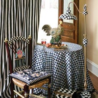 Courtly Stripe Curtain Panel