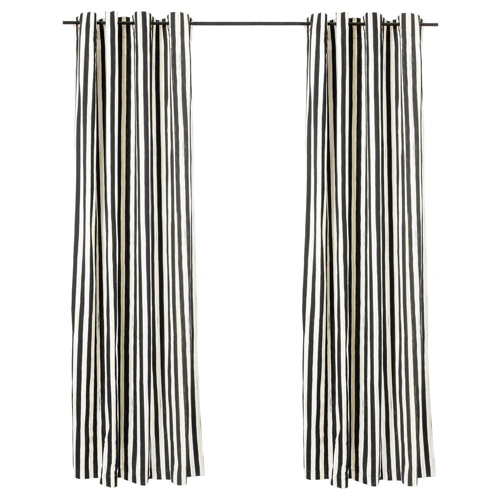 Grommet Top Curtain Panel - Courtly Stripe, 96