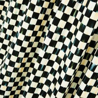 Courtly Check 84" Grommet Top Curtain Panel