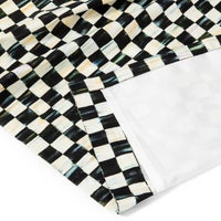 Courtly Check 84" Grommet Top Curtain Panel
