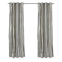 Courtly Stripe 84" Grommet Top Curtain Panel