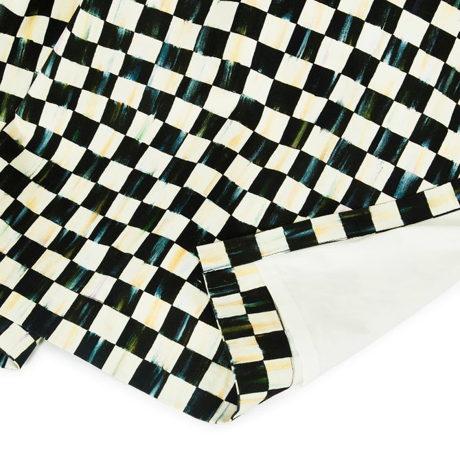 Courtly Check 84" Curtain Panel image number 1