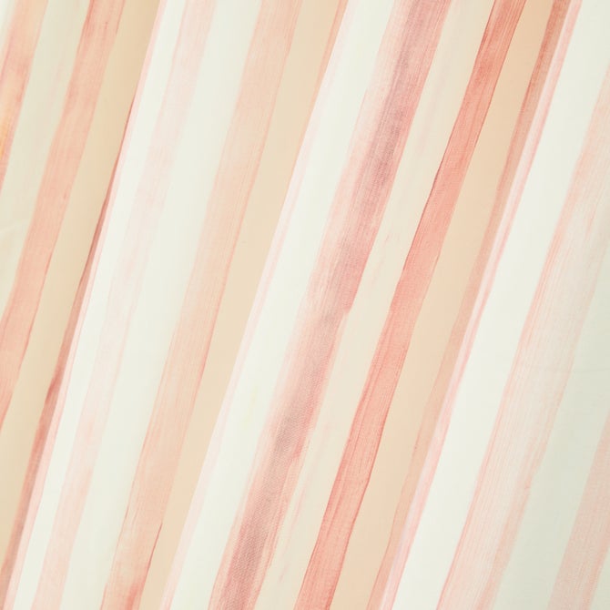 Rosy Stripe 84" Grommet Top Curtain Panel image number 3