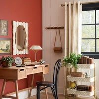 Mocha Stripe 84" Grommet Curtain Panel