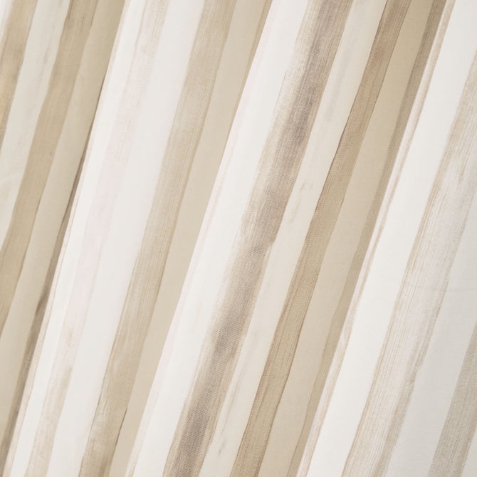 Mocha Stripe 84" Grommet Curtain Panel image number 1