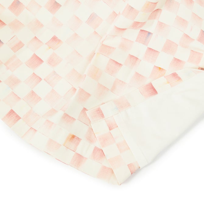 Rosy Check 84" Curtain Panel image number 3