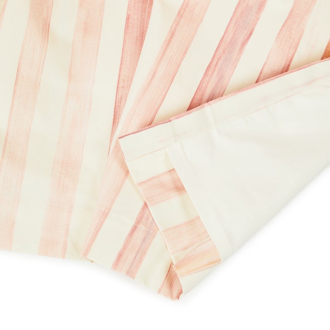 Rosy Stripe 84" Curtain Panel image number 1
