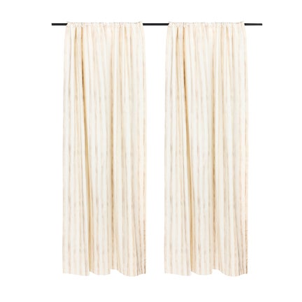 Mocha Stripe 84" Curtain Panel