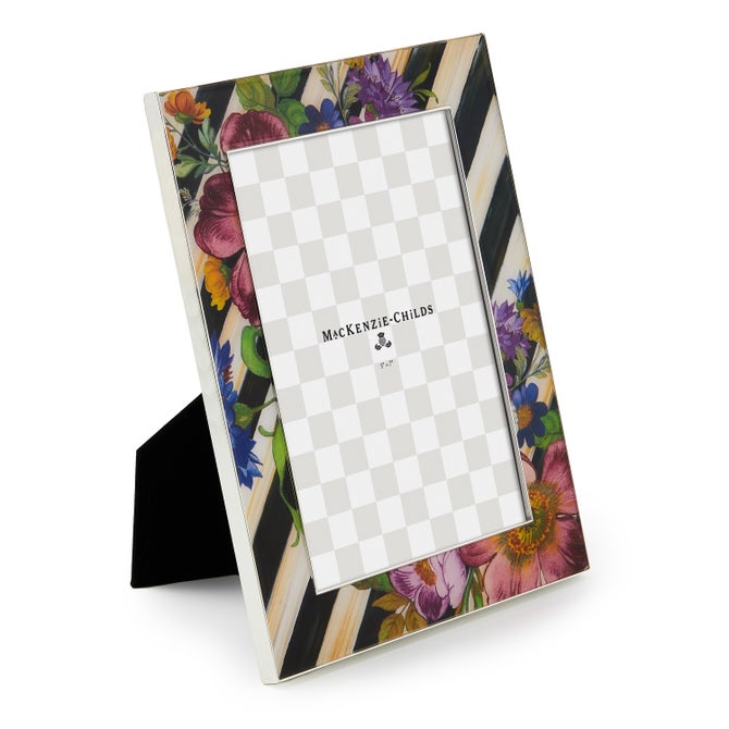 Flower Market Silver Plated 5"x7" Frame image number 2