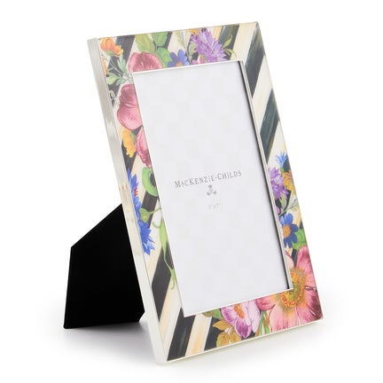 Flower Market Silver Plated 5"x7" Frame