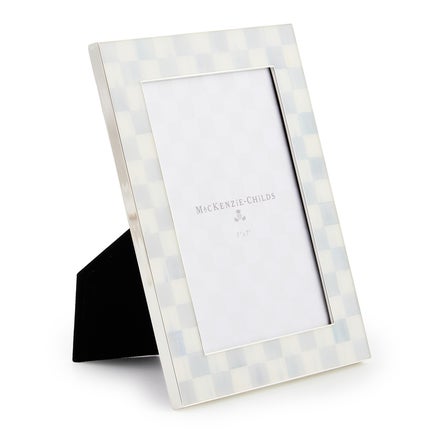 Sterling Check Silver Plated 5"x7" Frame