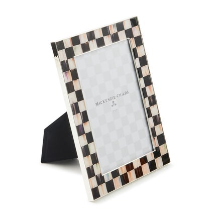 Courtly Check Silver Plated 5" x 7" Frame