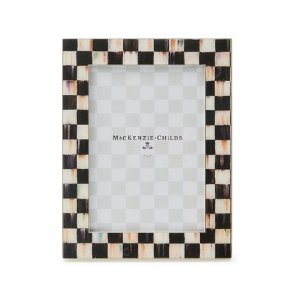 Courtly Check Silver Plated 5" x 7" Frame