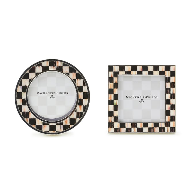 Courtly Check Silver Plated Frames, Set of 2 image number 0