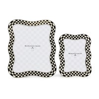 Wavy Check Silver Plated 5"x 7" Frame