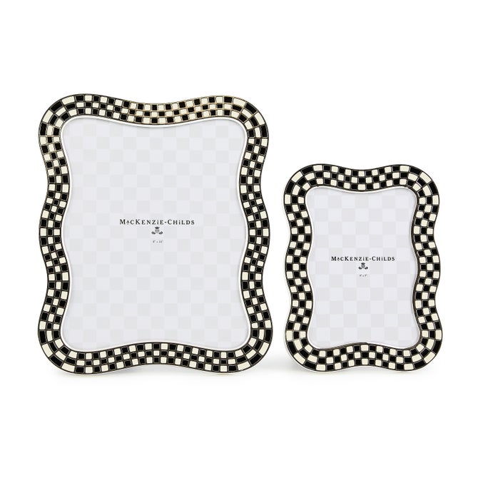 Wavy Check Silver Plated 5"x 7" Frame image number 2
