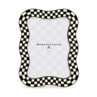 Wavy Check Silver Plated 5"x 7" Frame
