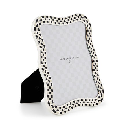 Wavy Check Silver Plated 8" x 10" Frame