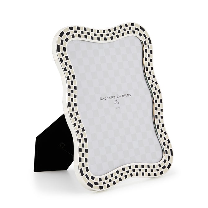 Wavy Check Silver Plated 8" x 10" Frame image number 1