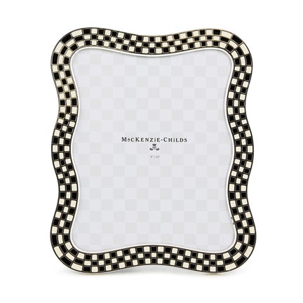 Wavy Check Silver Plated 8" x 10" Frame