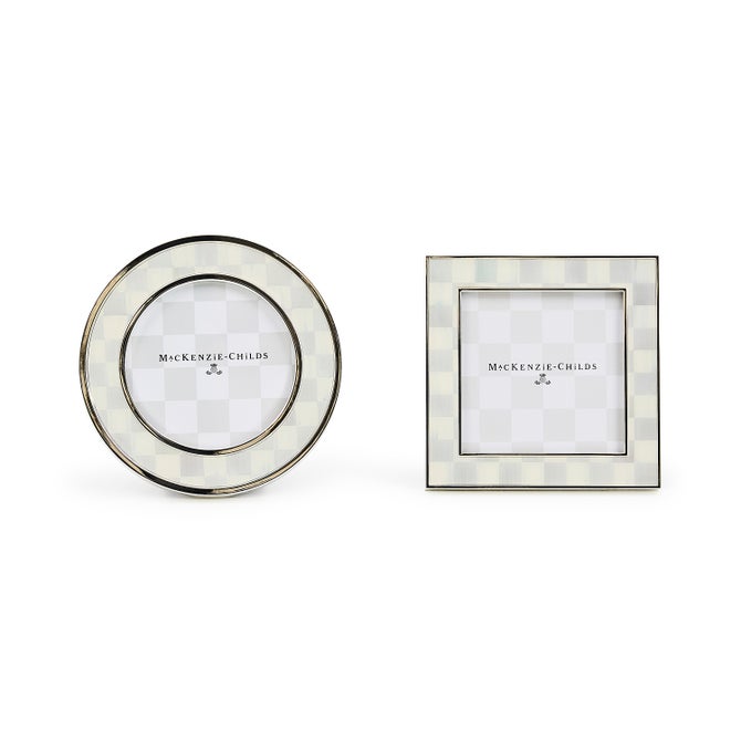 Sterling Check Silver Plated Frames, Set of 2 image number 0