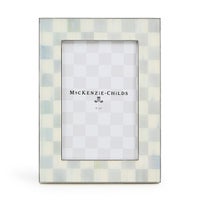 Sterling Check Silver Plated 4" x 6" Frame