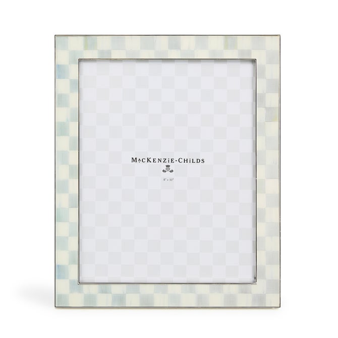 Sterling Check Silver Plated 8" x 10" Frame image number 0