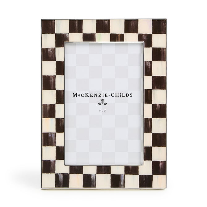Courtly Check Silver Plated  4" x 6" Frame image number 0