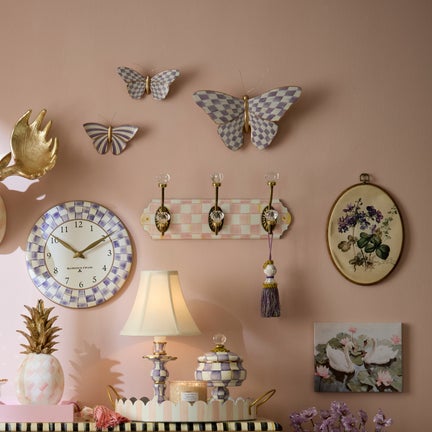 Rosy Check Triple Wall Hook