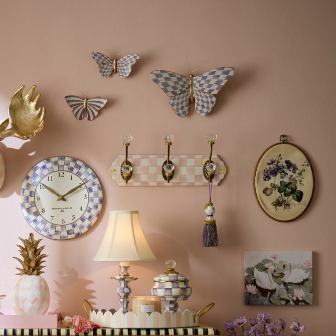 Rosy Check Triple Wall Hook image number 1