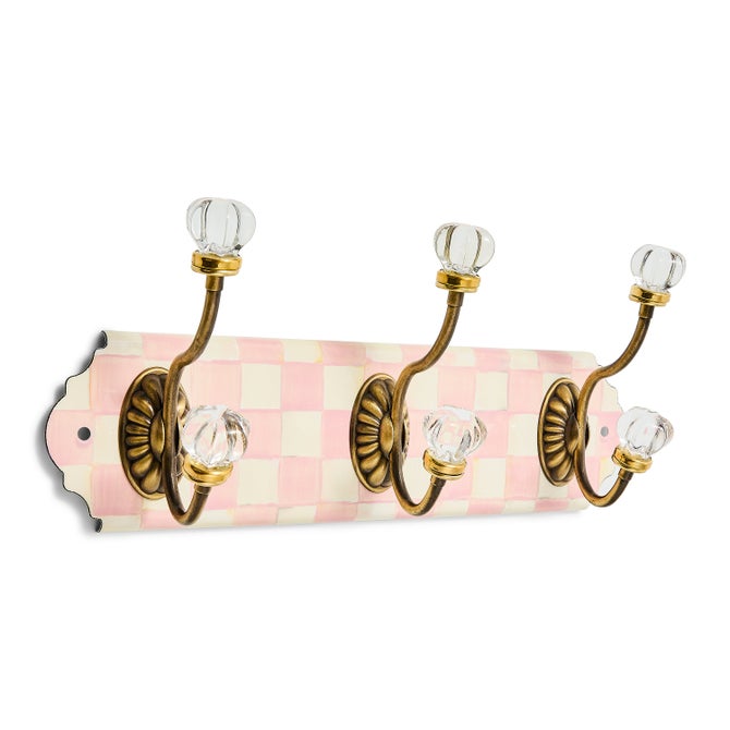 Rosy Check Triple Wall Hook image number 0