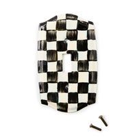 Courtly Check Single Toggle Switch Plate