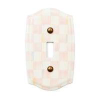 Rosy Check Single Toggle Switch Plate