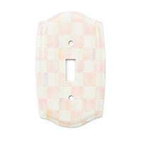 Rosy Check Single Toggle Switch Plate