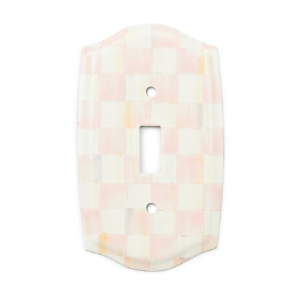 Rosy Check Single Toggle Switch Plate